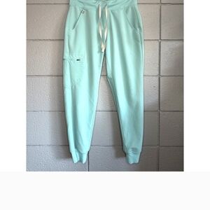 Figss Jogger in Aqua Blue
